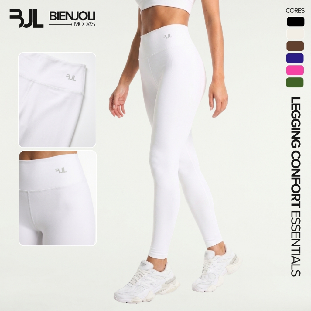 Calça Legging Academia Feminino ZERO TRANSPARÊNCIA Corrida Conforto Treino Crossfit Musculação Conforto