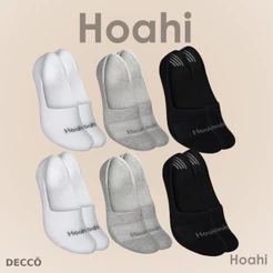 Kit com 6 Meias Sapatilha Hoahi Unissex, Cano Baixo, Confortável, Ideal para Calçados Baixos