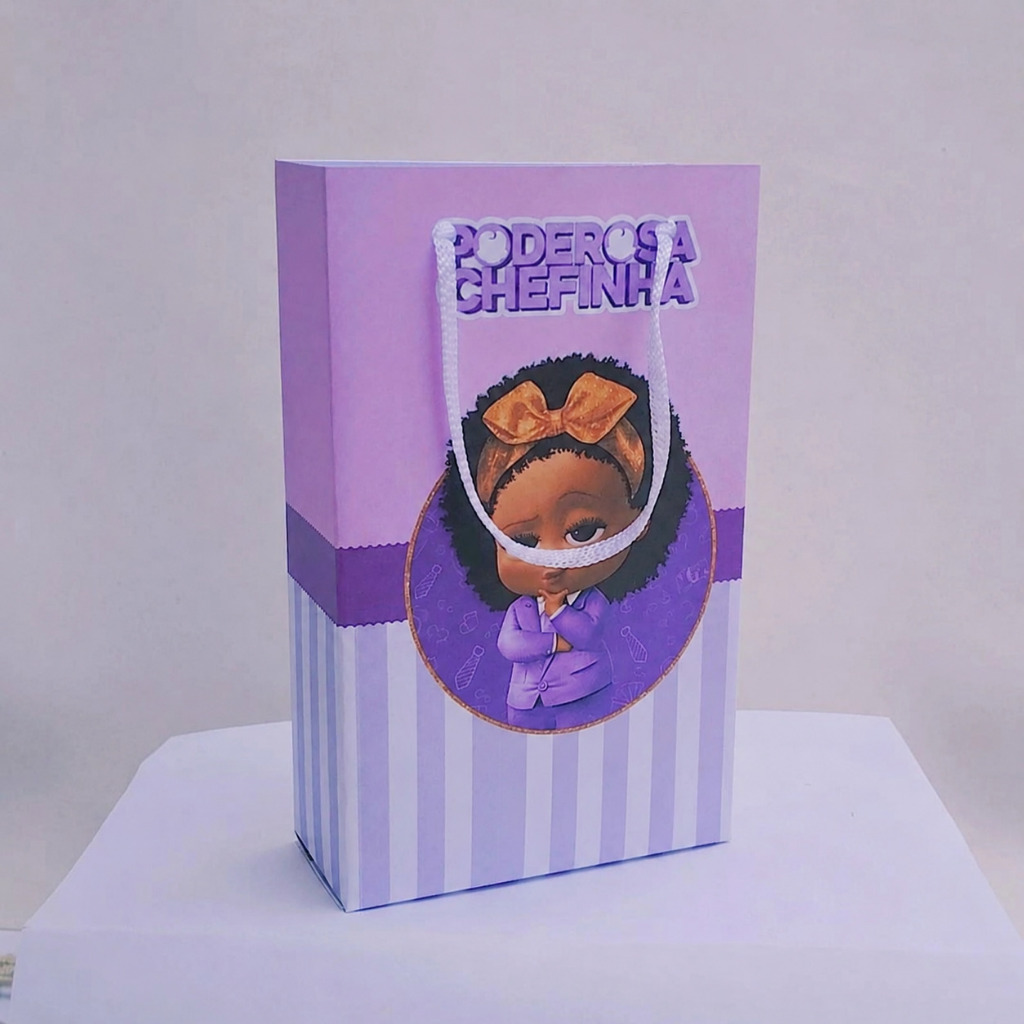 Kit Sacolinha Surpresa Festa Infantil Personalizado PODEROSA CHEFINHA Lembrancinhas Aniversário | PEGUE E MONTE