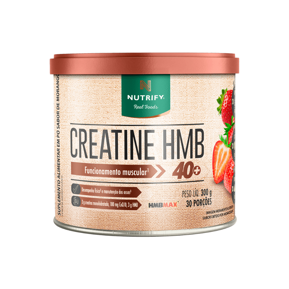 Nutrify Creatine HMB Pote 300g Creatina Monohidratada + HMB