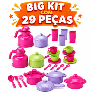 KITS COZINHA INFANTIL - KIT PANELINHAS - KIT CHÁ - KIT SUCO