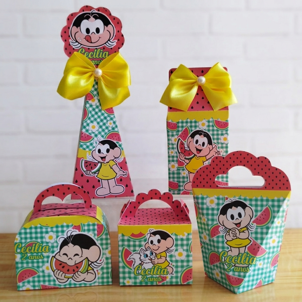 Kit Festa Magali Personalizado | Lembrancinhas Aniversário Infantil Tema Magali