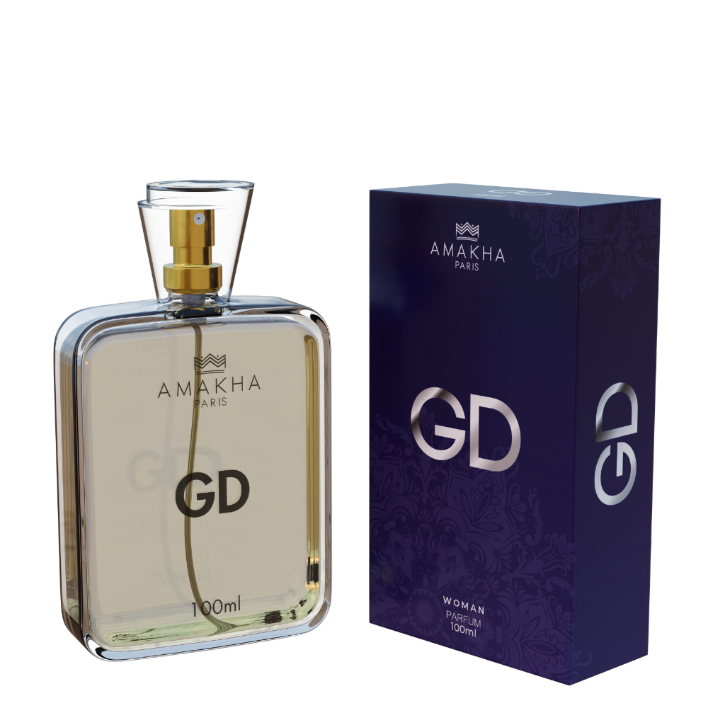 Perfume Feminino GD 100ml Amakha Paris - Floral Ambarado Noturno - Alta Projeção