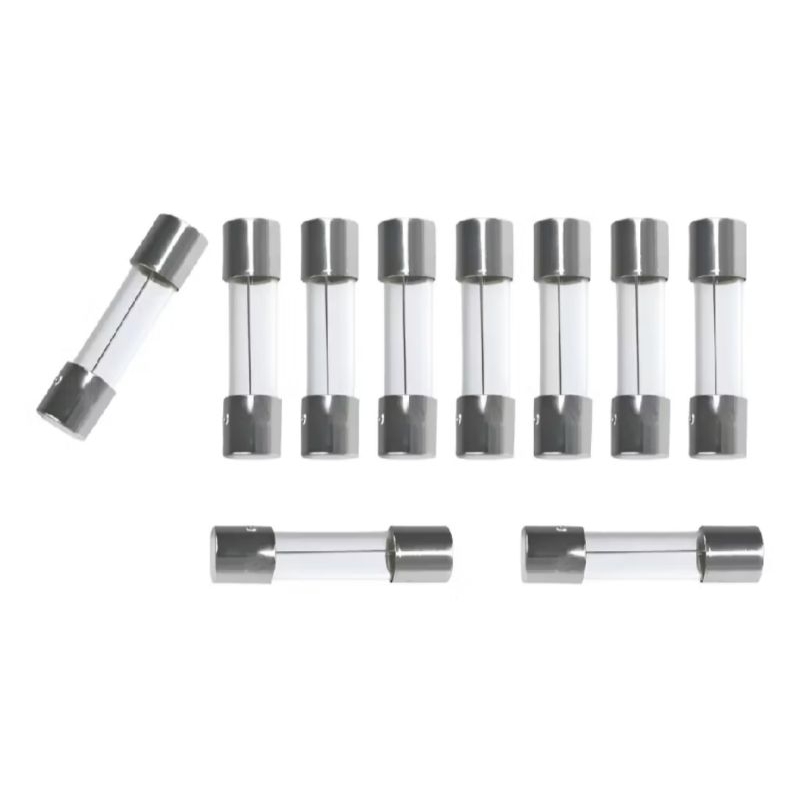 10 PEÇAS - FUSIVEL DE VIDRO 5A PARA FILTRO DE LINHA / ESTABILIZADOR / NO BREAK E
