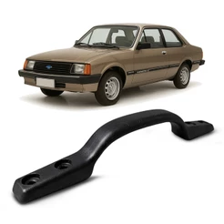 Alça de Teto Segurança PQP Caravan Chevette Chevy 500 Marajó Monza Classic Monza Hatch Preta
