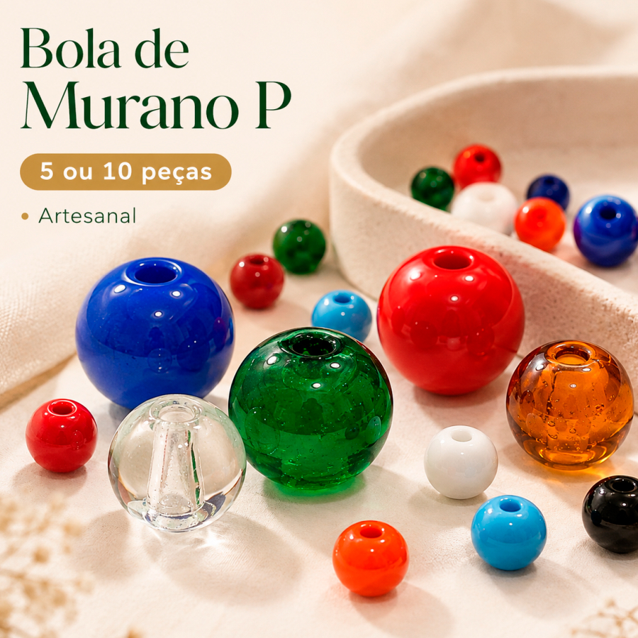 Bola de Murano P 5 Peças 10 Peças Peças Decoração Luxo Centro De Mesa