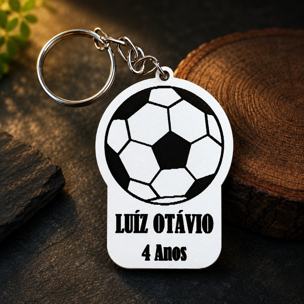 Ki Chaveiros Personalizados MDF Lembrancinha Aniversário Festa Casamento Futebol Empresa