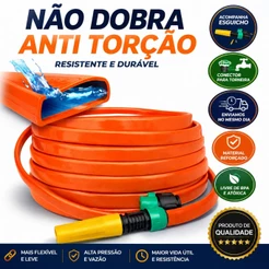 Mangueira de Jardim Anti-Torção e Anti-Dobras de 5 a 50 Metros
