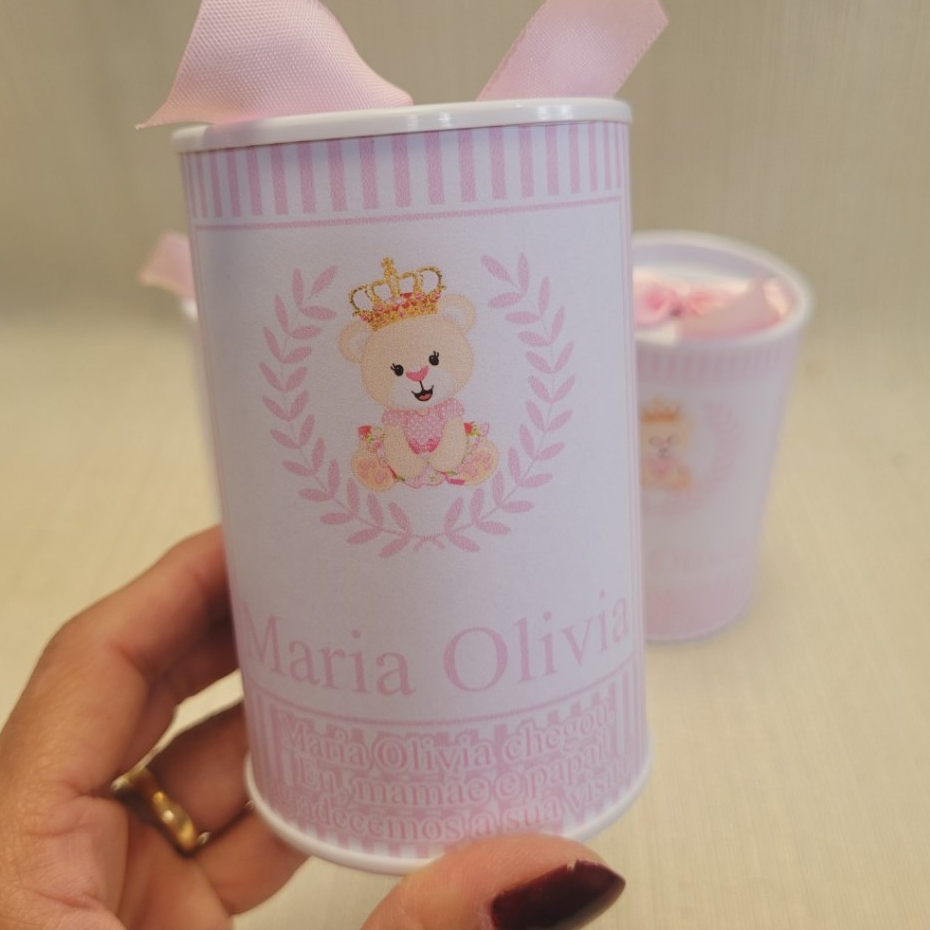 Lembrancinha Maternidade Ursinha - Maternidade Ursinha - Lembrancinha Festa Ursinha Princesa
