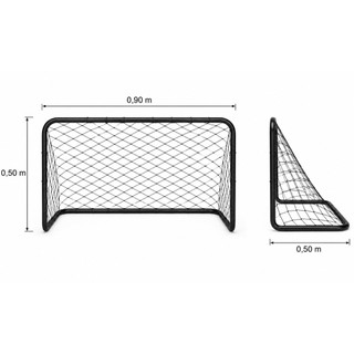 Par Redes para mini gol  em seda pp tamanho  0,90 L x0,50 A x0,50 fundo (TRAVES NÃO INCLUSO)
