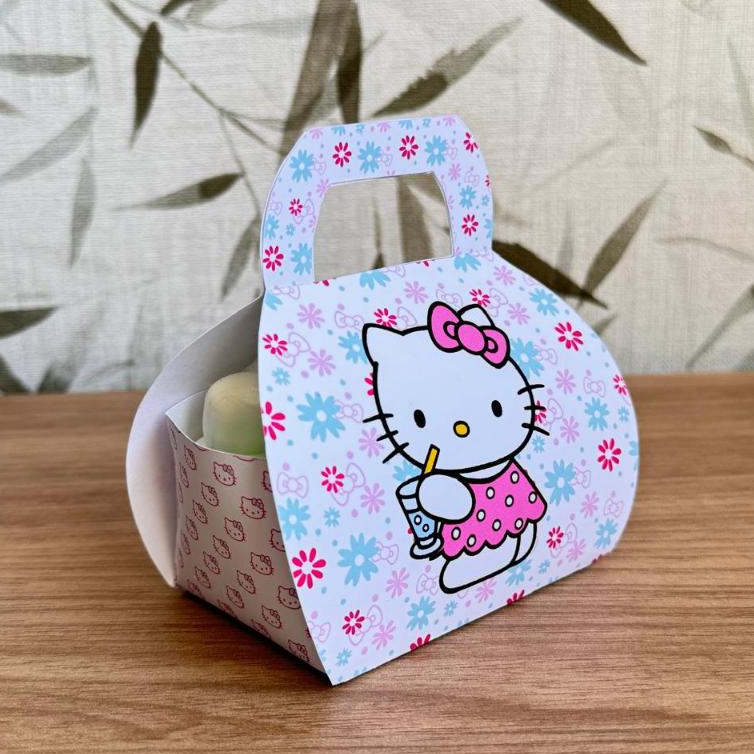 Caixinhas Personalizadas Porta Bombom - Hello Kitty | Lembrancinha de Festa | Bombons e Doces | Pesonalize Nome e Idade
