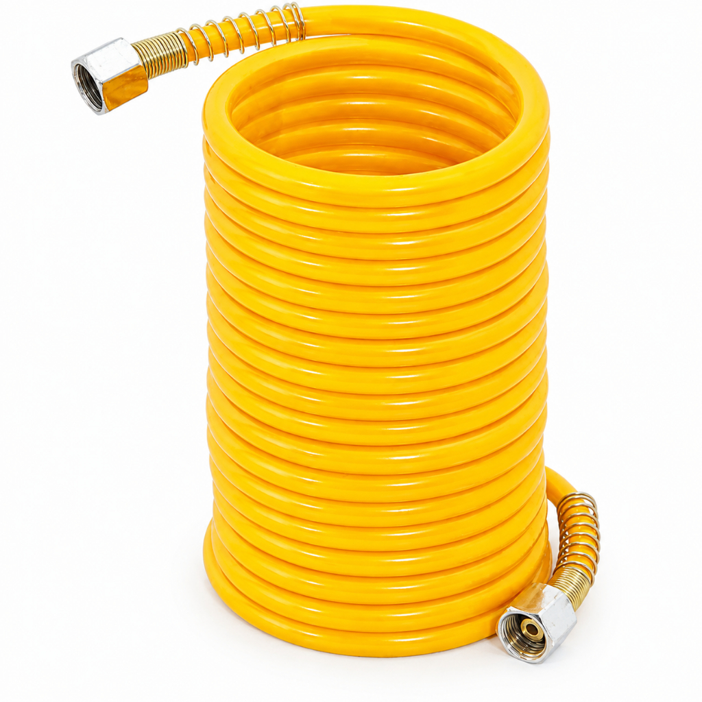 Mangueira Espiral para Motocompressor 7,5 Metros PU/PVC 1/4 Vonder