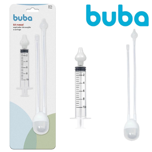 Kit Lavagem Nasal e Seringa Buba