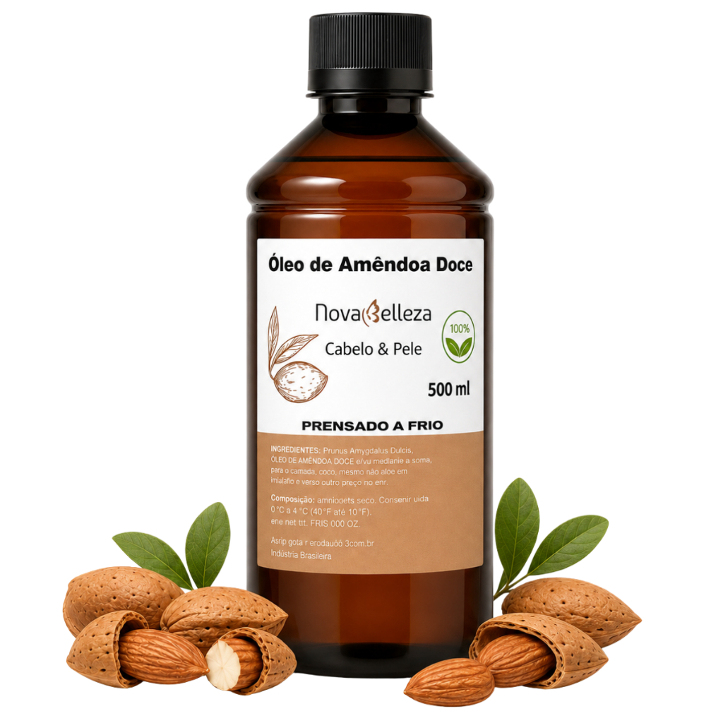Óleo de Amêndoas Doce 100% Puro Óleo Vegetal para Uso Cosmético