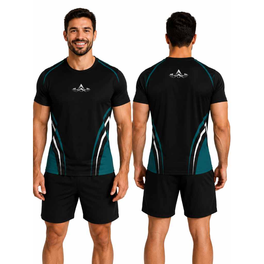 Camiseta Masculina Dry Fit Treino Musculação Academia Gym Esportiva Confortável