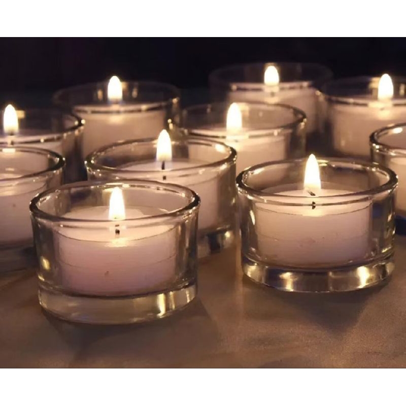 ✨ MINI CASTIÇAL DE VIDRO COM VELA FLUTUANTE ✨– Delicadeza e Elegância para sua Decoração! ✨