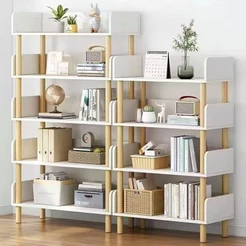 Estante Organizador Livreiro Prateleira Para Sala Quarto Escritório Estante Organizadora Snacks, Cozinha e Casa