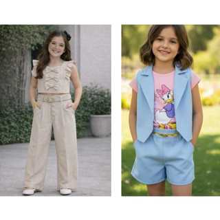 ✨ **KIT PROMOCIONAL INFANTIL – LEVE 2 LOOKS COMPLETOS POR R$ 89,00** 👕💖  Menina | Tamanhos 2 ao 8 anos