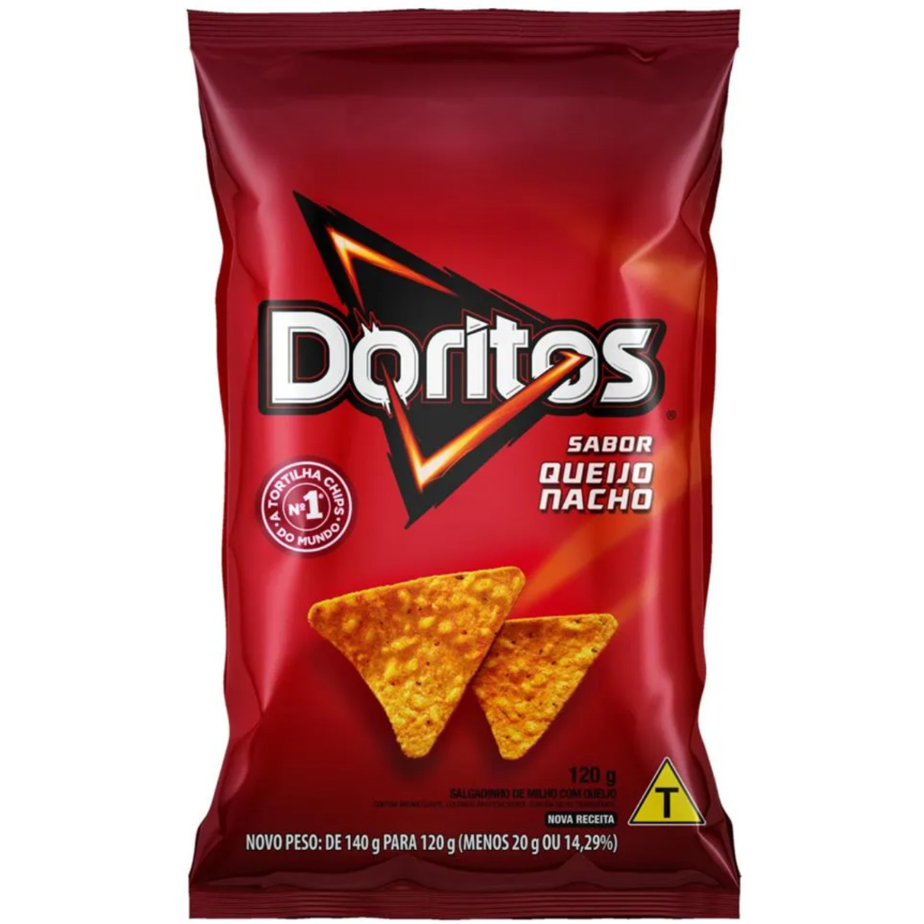 Kit com 5 Doritos Elma Chips 120g