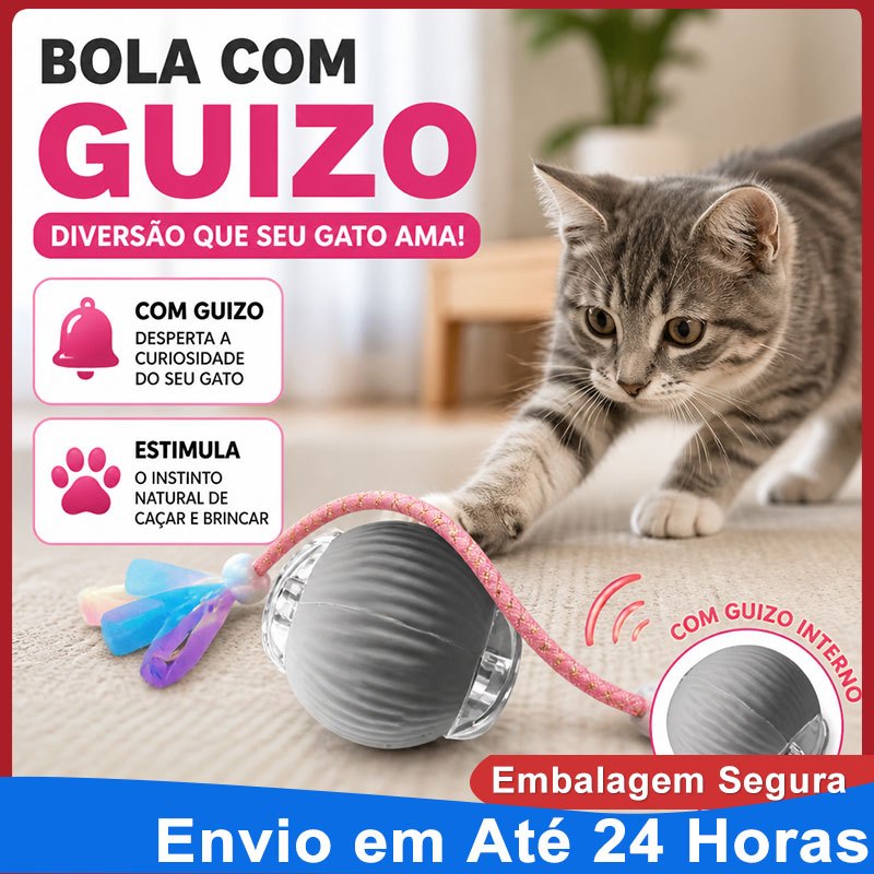 Bola Brinquedos Rolamento Automático Oferta especial Cauda USB Falso Recarregável Bola Inteligente Gato Interativo