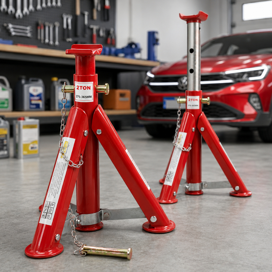 Kit Cavalete Carro 2 Toneladas Reforçado Automotivo Profissional