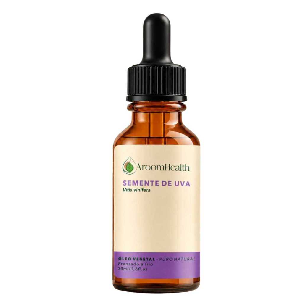 Óleo Vegetal puro natural De Semente De Uva 30 ml cabelo e pele