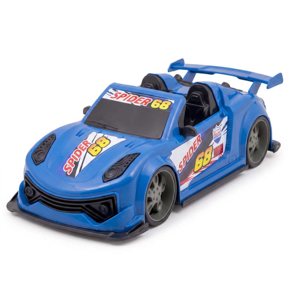 Carro Brinquedo de Corrida Spider Nitro Grande 37cm Conversível Carrinho Menino 4 Cores | QUEEN SHOP · foto 2