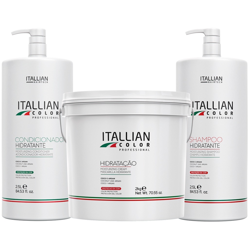 Kit Shampoo e Condicionador 2,5 Lts Hidratação 2kg