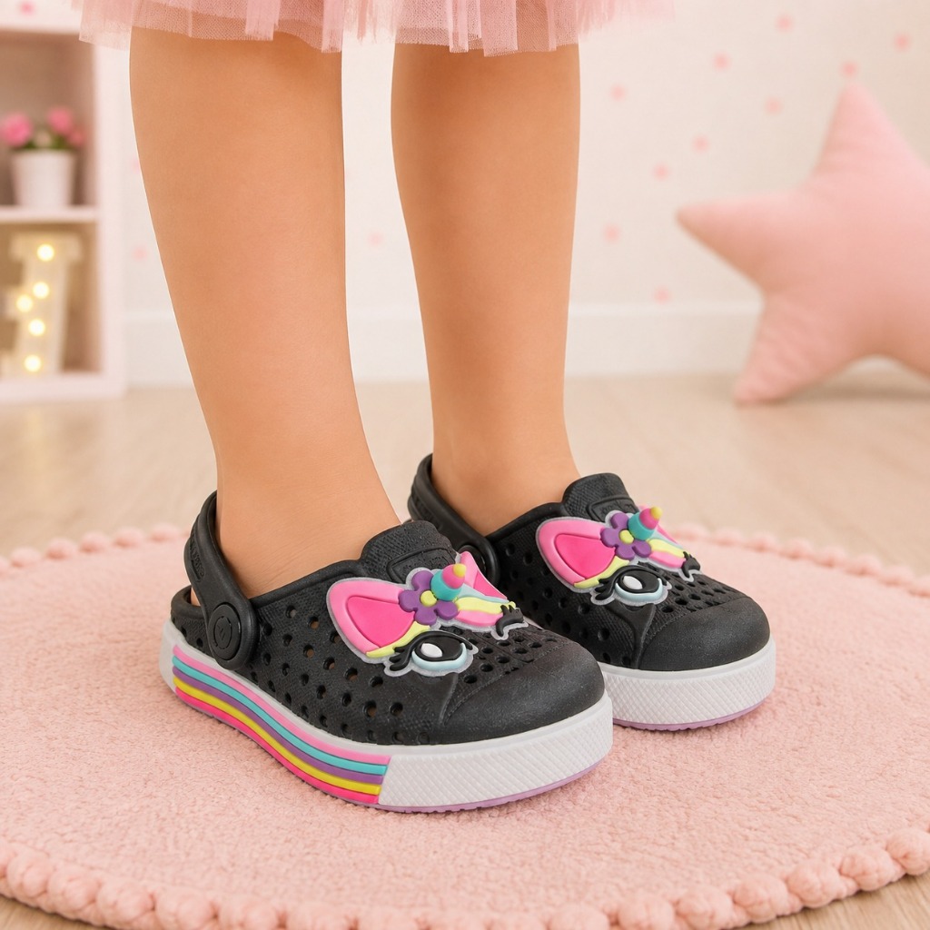 Sandália Unicornio Infantil Menina Plugt Original Joy Baby Escolar Antiderrapante Conforto