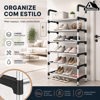 7 Andares Premium Sapateira De Porta Organizadora Para Sapatos Organizador Quarto Sapateira