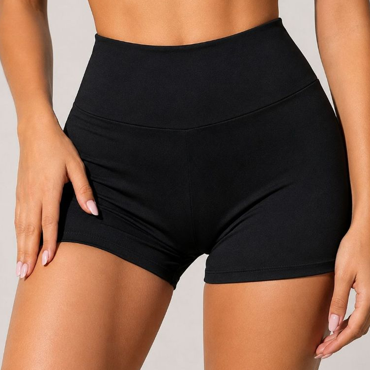 Mine Short Legging Meia Coxa Feminino Suplex Cintura Alta Academia Yoga Ciclismo Zero Transparência - ENVIO IMEDIATO