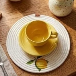 Sousplat pequeno para mesa de chá/café
