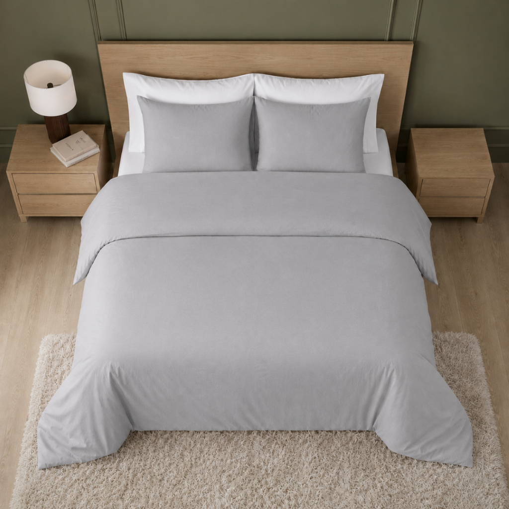 Protetor Duvet de Edredom Casal Queen King e Solteiro 400 Fios Toque Macio Proteção
