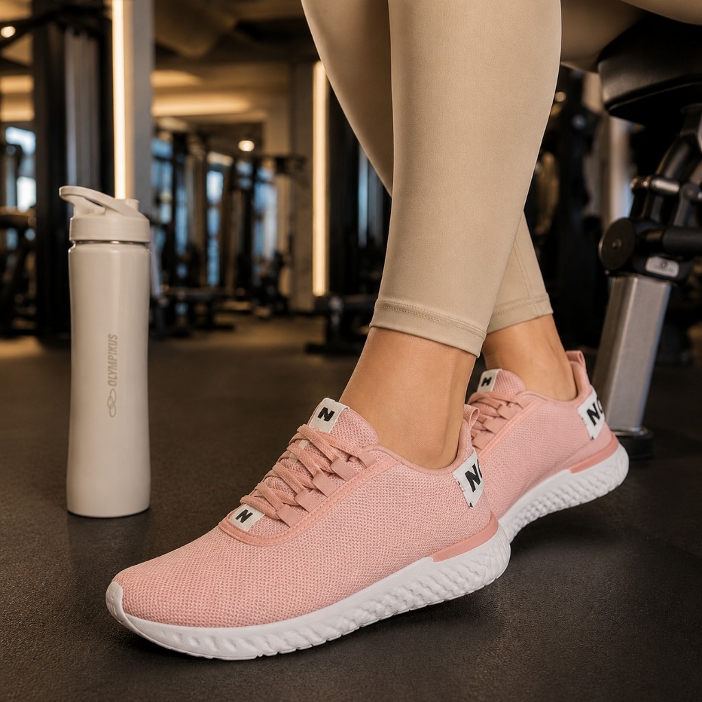 Tênis Feminino e Masculino Caminhada Academia Treino Corrida Esportivo Confortável Macio Leve Promoção Envio Imediato