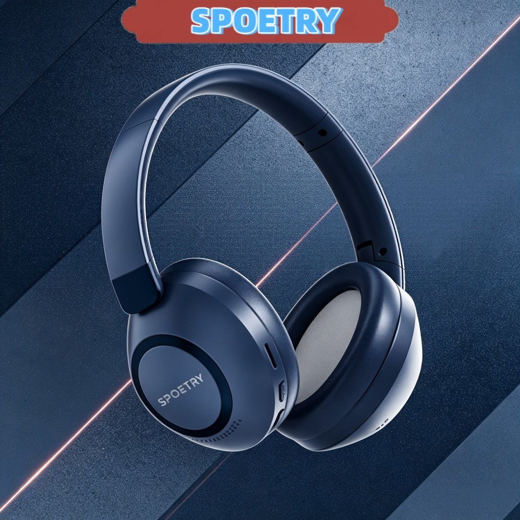 Fones de ouvido Bluetooth dobráveis, com suporte para cartão, reprodução offline ideais para o uso diário
