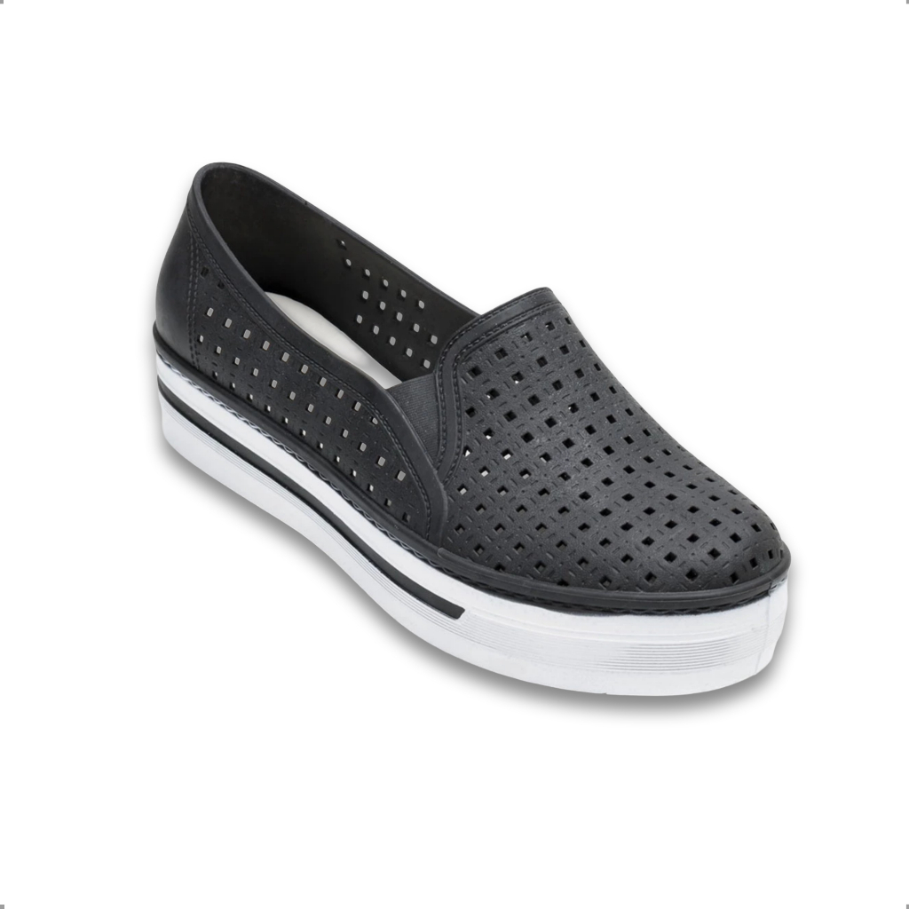 Tenis Casual Feminino Ortopédico Plataforma Slip Calce Fácil Super Macio Leve e Mega Confortável