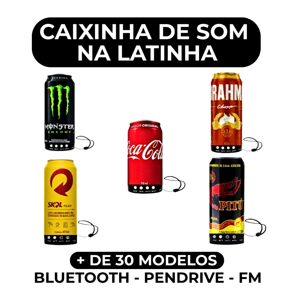 Caixinha de Som Artesanal Personalizada em Latinha