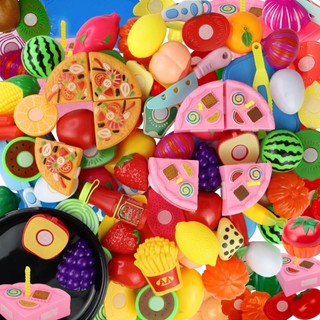 Brinquedo Kit Comidinha Infantil Fruta Legumes Bolo Corte Varias Peças Velkr Crec Cozinha…