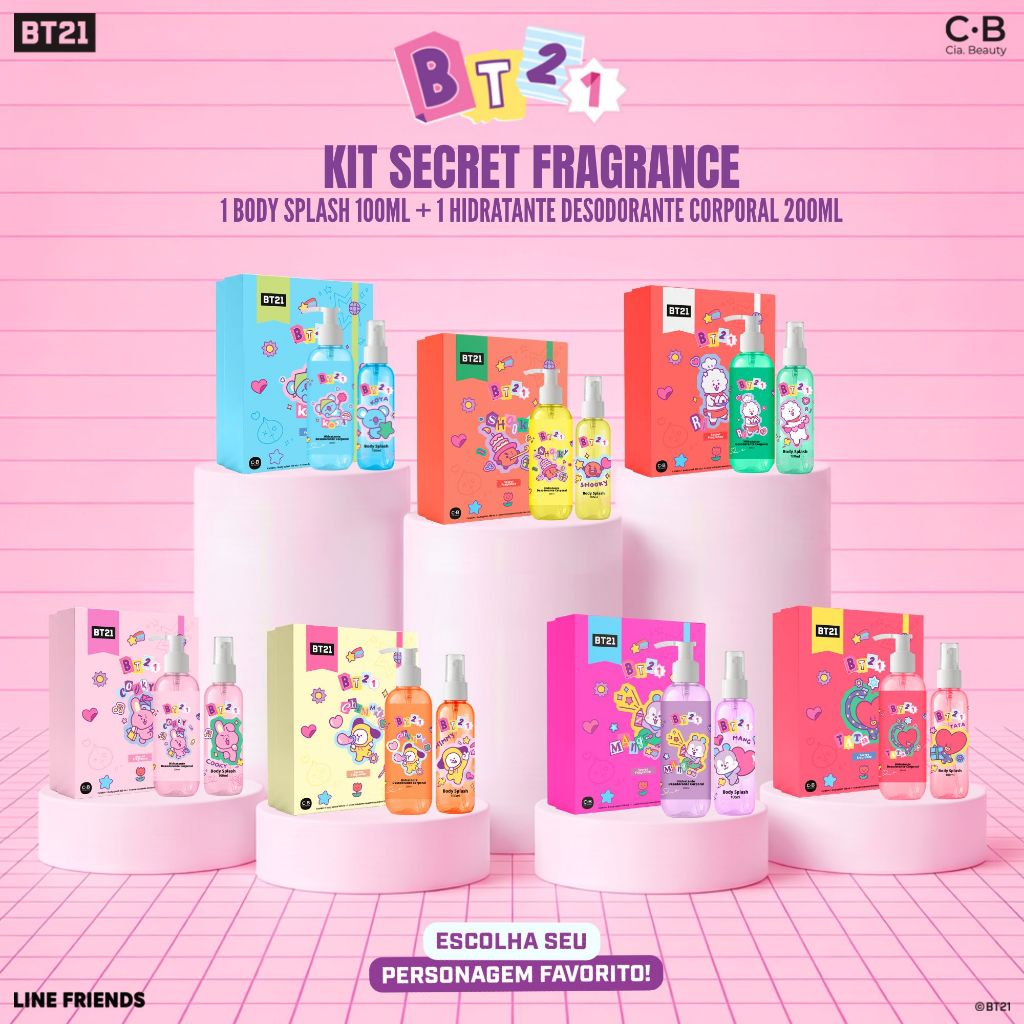 BT21 KIT SECRET FRAGRANCE