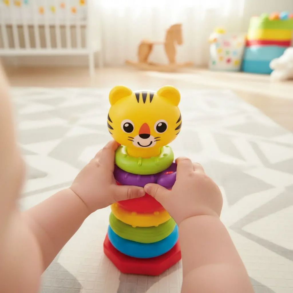 Torre Divertida Brinquedo Bebes Praia água Brinquedo Educativo Crianças Números Letras Color ToyMix · foto 2