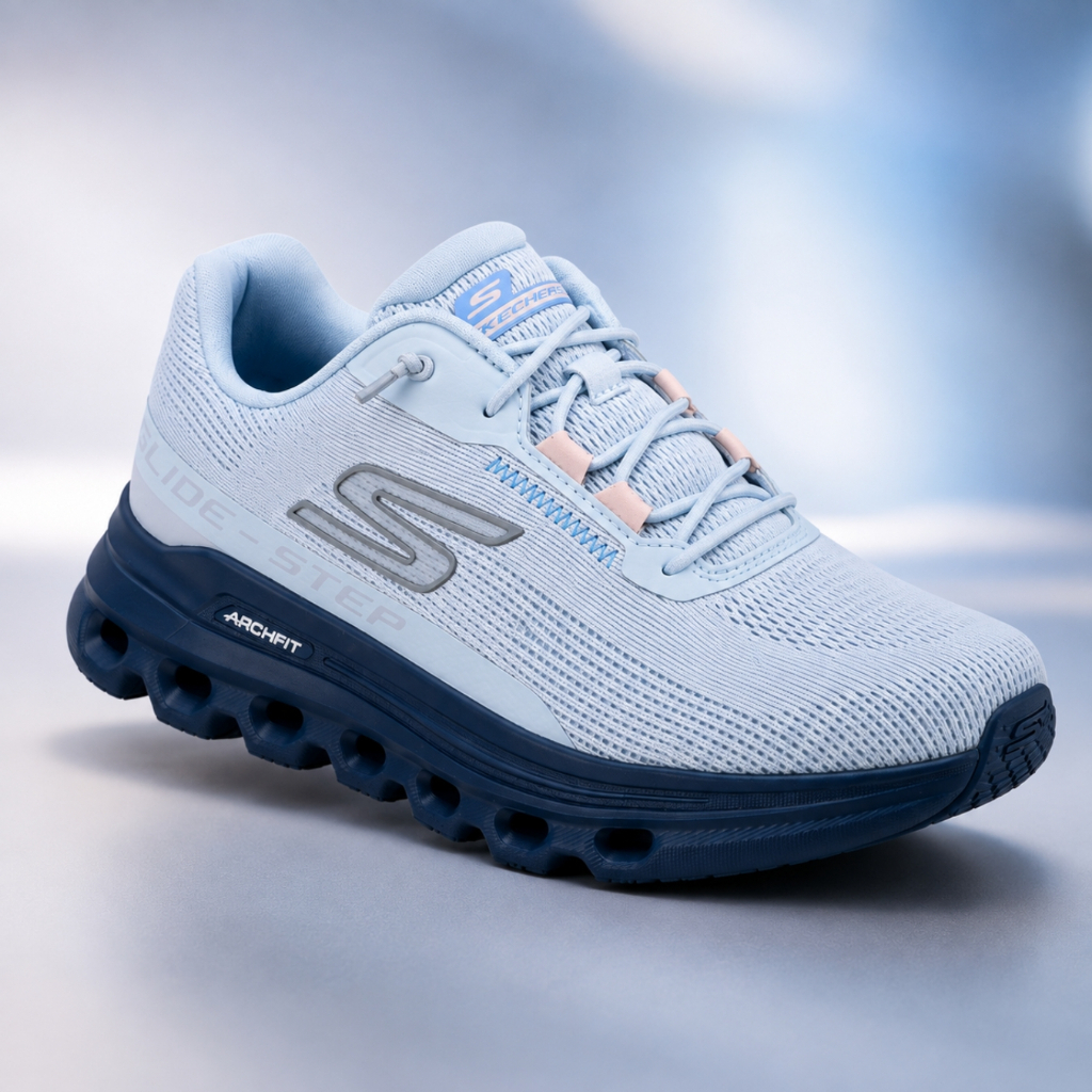 Tênis Skechers Original Go Run Glide Step Arch Fit Corrida Caminhada Confortável Leve