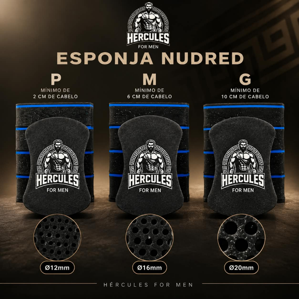 Esponja Nudred Buchinha de Enrolar Cabelo AfroStyle