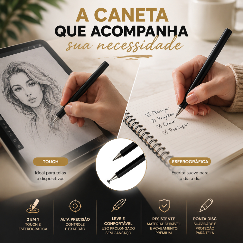 Caneta Touch Para Tablet Positivo Vision Tab 7 10 Universal