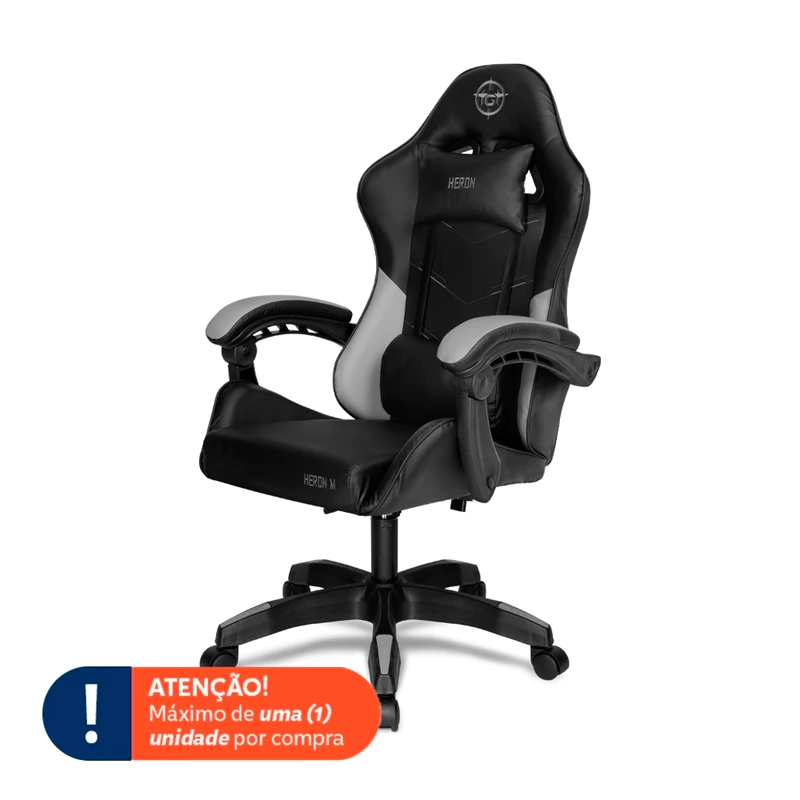 Cadeira Gamer TGT Heron M Preta TGT-HRM-BK02