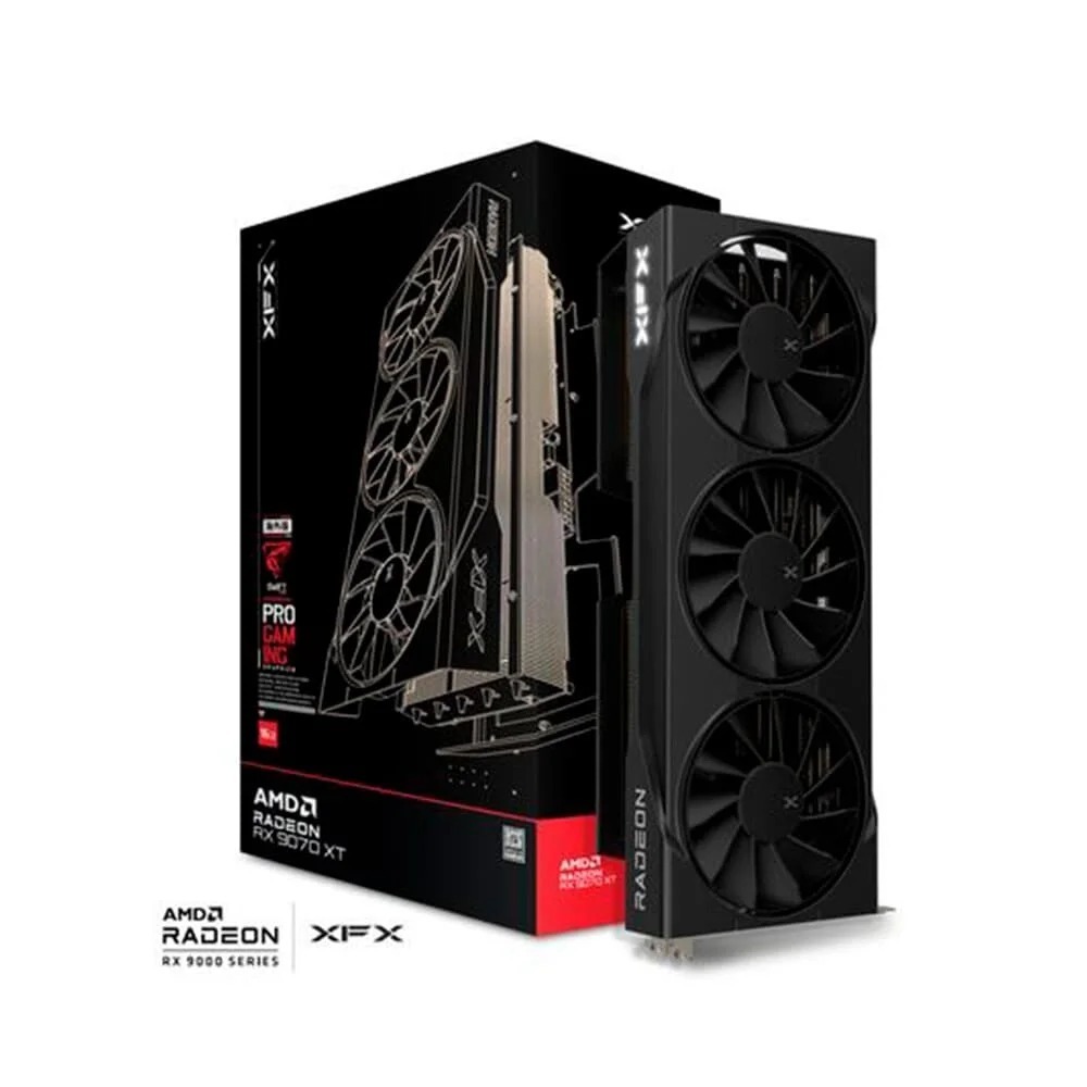 Placa de vídeo XFX Swift AMD Radeon RX 9070 XT, 16 GB