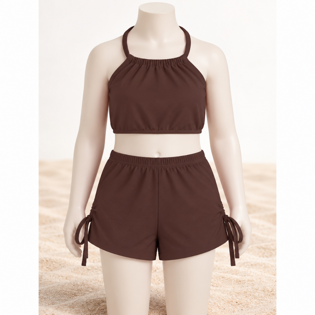 Biquini SUNSET Infantil Menina Roupa de Praia e Roupa de Piscina e Roupa de Banho