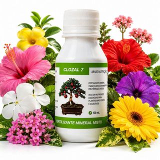 Clozal 7 Calda Bordalesa Nutri e Protege para Todas as Plantas Vasos Jardim Concentrado Rende Muito