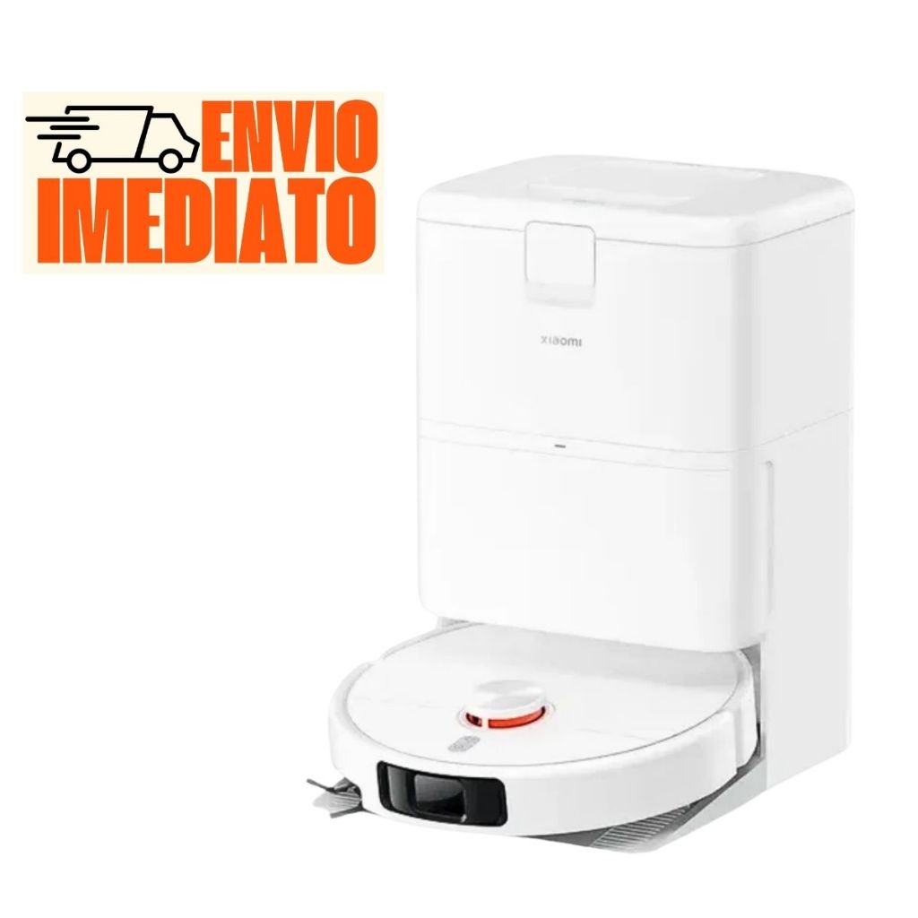 Robô Aspirador Xiaomi H50 wi-fi com Base Inteligente Aspira e Passa Pano mapeamento automático 10.000Pa de sucção