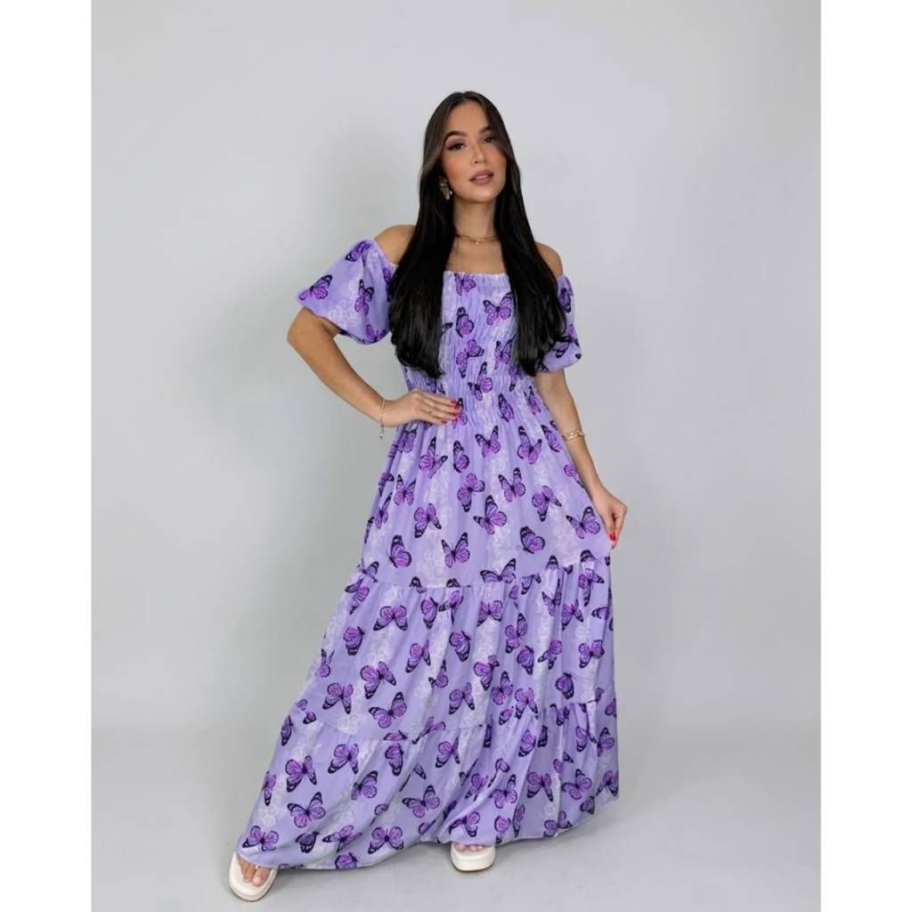 Vestido feminino elegante luxo estiloso casual festa babado confortável lastex Ref 55 Moda evangelica feminina versatil