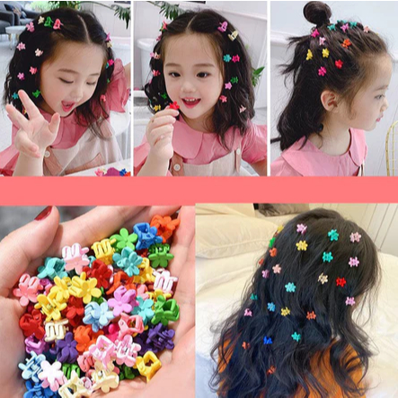 ANA1108 Conjunto 250 Mini Presilhas de Cabelo Coloridas para Crianças,Acessórios de Cabelo Fofos